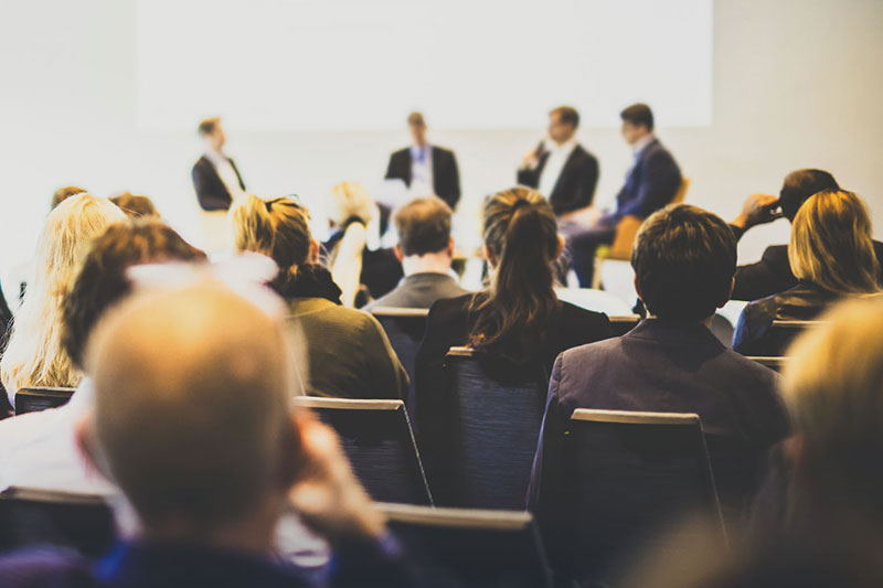 Audience at the conference hall
